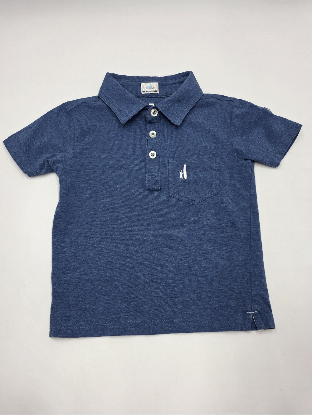 Johnnie-O boys' blue polo shirt size 4